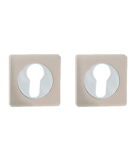 Накладки на ключевой цилиндр Накладка под цилиндр TANDOOR TDAL ET-02 SN/CP 